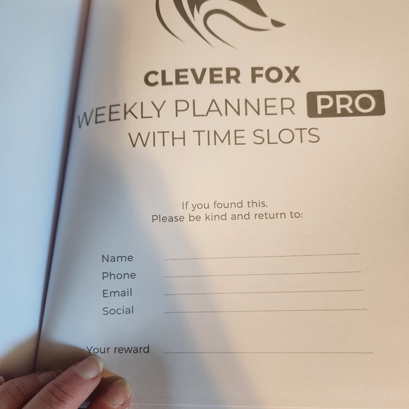Unused Cleverfox planner - Picture 3 of 9